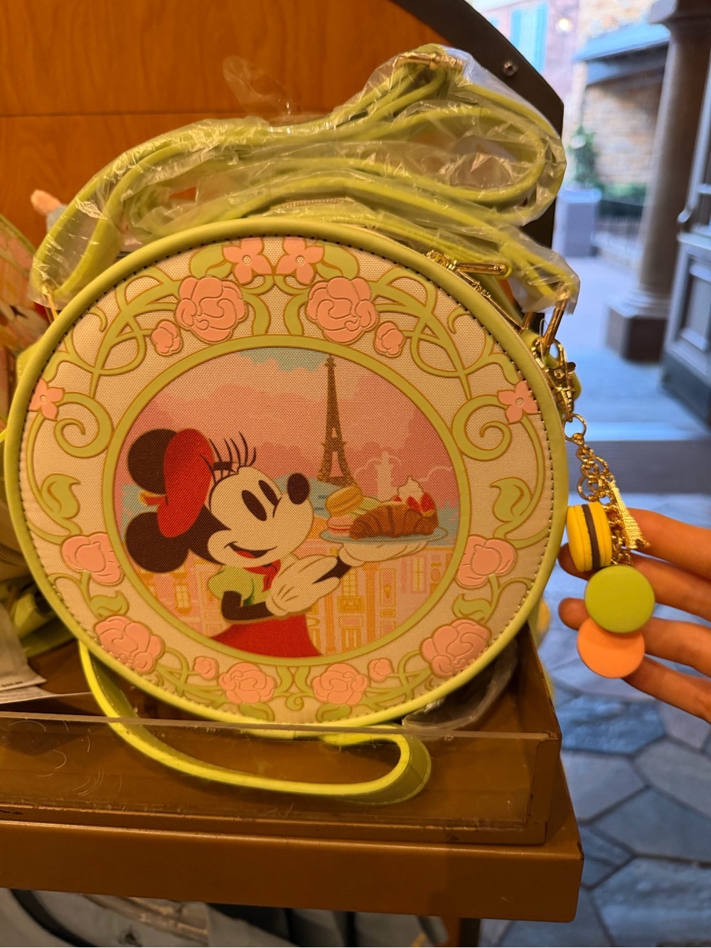 Disney Parks France Handbag bag crossbody purse France Epcot pavilion macaron